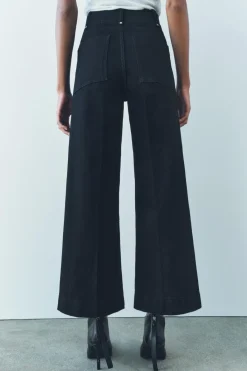 Online JEANS ZW COLLECTION WIDE LEG TIRO ALTO Mujer Jeans