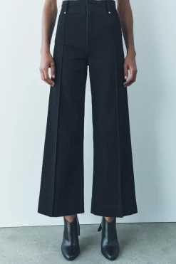 Online JEANS ZW COLLECTION WIDE LEG TIRO ALTO Mujer Jeans