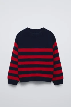 Niños ZARA 6 - 14 Años·Punto<JERSEY 100% CASHMERE RAYAS