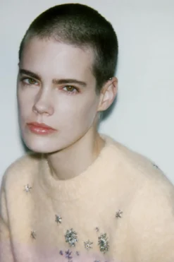 Online JERSEY ABALORIOS JOYA CON ALPACA Y LANA Mujer Cárdigan / Jerséis|Punto