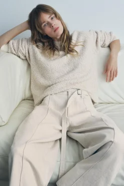 Best JERSEY BOUCLÉ RIB Mujer Cárdigan / Jerséis|Punto