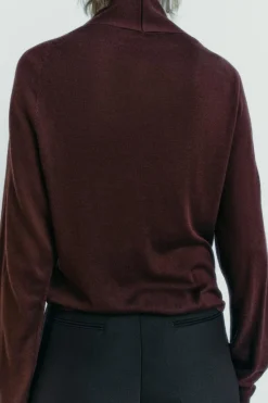 Sale JERSEY BROCHE CON LANA Mujer Cárdigan / Jerséis|Punto