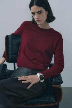 New JERSEY BÁSICO 100% CASHMERE Mujer Cárdigan / Jerséis|Punto