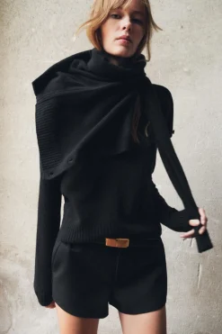 Best JERSEY BÁSICO 100% LANA Mujer Cárdigan / Jerséis|Punto