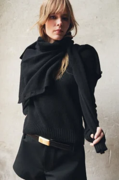 Best JERSEY BÁSICO 100% LANA Mujer Cárdigan / Jerséis|Punto