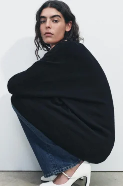 Outlet JERSEY BÁSICO 100% LANA Mujer Cárdigan / Jerséis|Punto