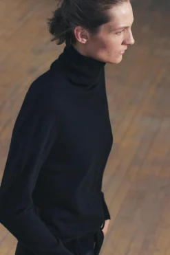 New JERSEY BÁSICO 100% LANA CUELLO SUBIDO Mujer Cárdigan / Jerséis|Punto