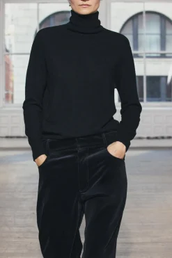 New JERSEY BÁSICO 100% LANA CUELLO SUBIDO Mujer Cárdigan / Jerséis|Punto