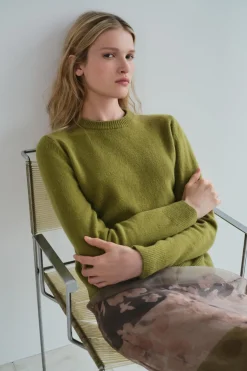 Fashion JERSEY BÁSICO CON CASHMERE Y LANA Mujer Cárdigan / Jerséis|Punto