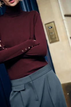 Fashion JERSEY BÁSICO PUNTO LISO Mujer Cárdigan / Jerséis|Punto