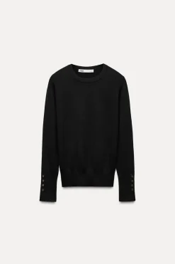 Sale JERSEY BÁSICO PUNTO LISO Mujer Cárdigan / Jerséis|Punto