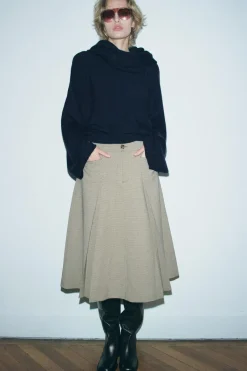 Discount JERSEY BUFANDA CON LANA Mujer Cárdigan / Jerséis|Punto