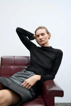 Hot JERSEY CANALÉ PUNTO FINO Mujer Cárdigan / Jerséis|Punto