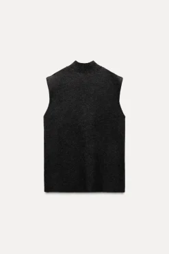 Fashion JERSEY CHALECO OVERSIZE Mujer Cárdigan / Jerséis|Punto