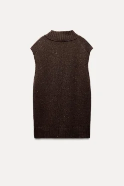 Hot JERSEY CHALECO PUNTO CUELLO PICO Mujer Cárdigan / Jerséis|Punto