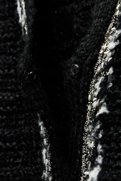 Hot JERSEY CHALECO PUNTO DESFLECADO Mujer Cárdigan / Jerséis|Punto