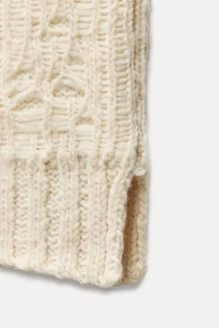 Outlet JERSEY CHALECO PUNTO ESTRUCTURA Mujer Cárdigan / Jerséis|Punto