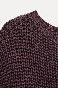 Online JERSEY CHALECO PUNTO GRUESO Mujer Cárdigan / Jerséis|Punto