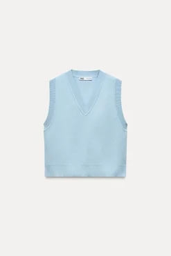 Discount JERSEY CHALECO PUNTO LISO MANGA SISA Mujer Cárdigan / Jerséis|Punto