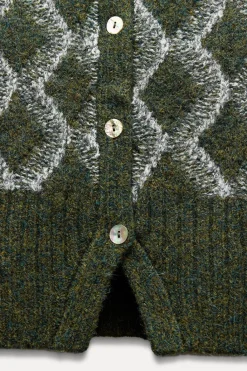 Hot JERSEY CHALECO PUNTO ROMBOS Mujer Cárdigan / Jerséis|Punto