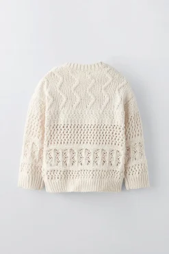 Niños ZARA 6 - 14 Años·Punto<JERSEY CHENILLA ESTRUCTURA