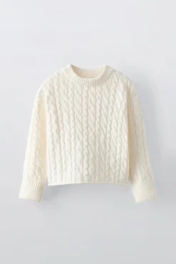 Niños ZARA 6 - 14 Años·Punto<JERSEY CHENILLA OCHOS