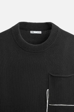 Discount JERSEY CINTA CONTRASTE Hombre Jerséis / Chaquetas