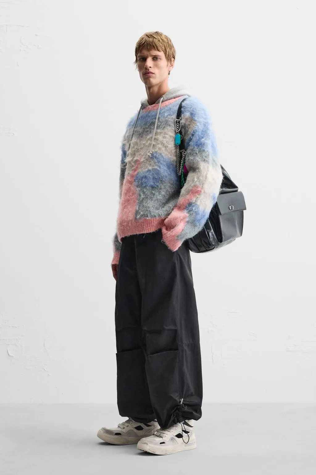 New JERSEY COLOR BLOCK TEXTURA Hombre Jerséis / Chaquetas