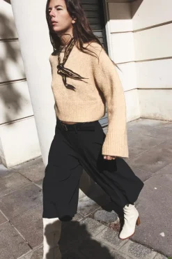 Best JERSEY CORTO PUNTO Mujer Cárdigan / Jerséis|Punto