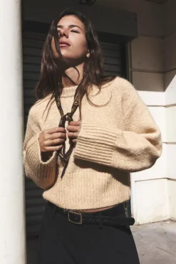 Best JERSEY CORTO PUNTO Mujer Cárdigan / Jerséis|Punto