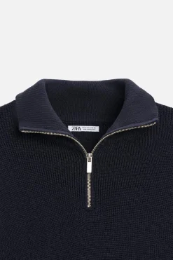 Best JERSEY CUELLO CREMALLERA LANA - ALGODÓN Hombre Jerséis / Chaquetas