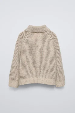 Niños ZARA 6 - 14 Años·Punto<JERSEY CUELLO VUELTO