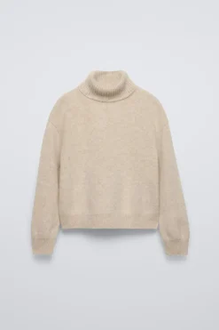 Niños ZARA 6 - 14 Años·Punto<JERSEY CUELLO VUELTO CON LANA Y CASHMERE