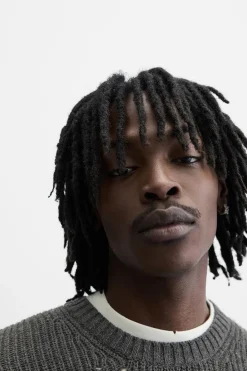 Online JERSEY EFECTO ROTOS ESTAMPADO Hombre Jerséis / Chaquetas