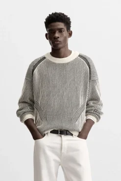 Discount JERSEY ESTRUCTURA COLOR BLOCK Hombre Jerséis / Chaquetas