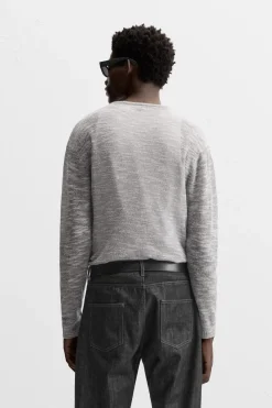 Fashion JERSEY ESTRUCTURA SEMITRANSPARENTE Hombre Jerséis / Chaquetas