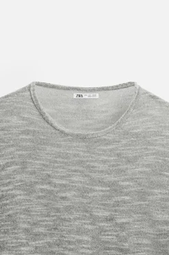 Fashion JERSEY ESTRUCTURA SEMITRANSPARENTE Hombre Jerséis / Chaquetas