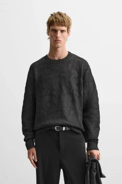 Fashion JERSEY ESTRUCTURA TRENZAS Hombre Jerséis / Chaquetas