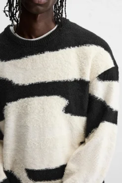 Discount JERSEY JACQUARD ABSTRACTO Hombre Jerséis / Chaquetas