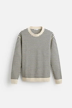 Hot JERSEY JACQUARD RAYAS Hombre Jerséis / Chaquetas