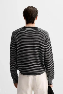 Hot JERSEY JACQUARD RAYAS Hombre Jerséis / Chaquetas