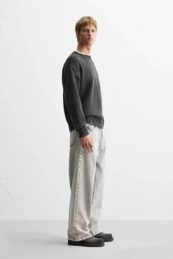 Sale JERSEY JACQUARD TEXTO Hombre Jerséis / Chaquetas