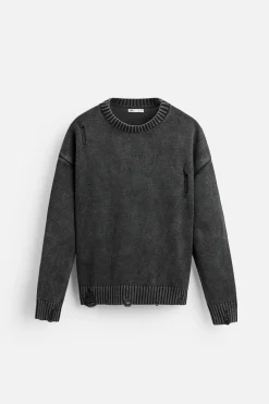 Sale JERSEY JACQUARD TEXTO Hombre Jerséis / Chaquetas