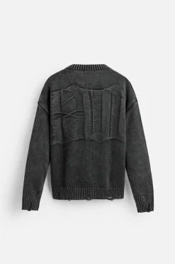 Sale JERSEY JACQUARD TEXTO Hombre Jerséis / Chaquetas