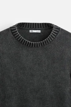 Sale JERSEY JACQUARD TEXTO Hombre Jerséis / Chaquetas