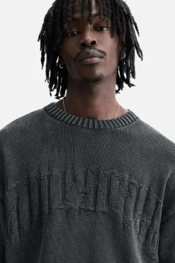 Clearance JERSEY JACQUARD TEXTO Hombre Jerséis / Chaquetas