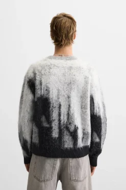 Clearance JERSEY JACQUARD TEXTURA CEPILLADO Hombre Jerséis / Chaquetas