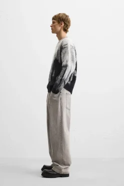 Clearance JERSEY JACQUARD TEXTURA CEPILLADO Hombre Jerséis / Chaquetas