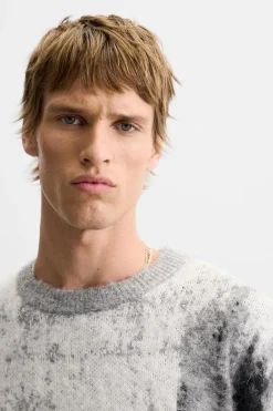 Clearance JERSEY JACQUARD TEXTURA CEPILLADO Hombre Jerséis / Chaquetas