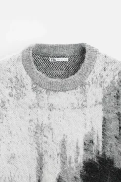 Clearance JERSEY JACQUARD TEXTURA CEPILLADO Hombre Jerséis / Chaquetas